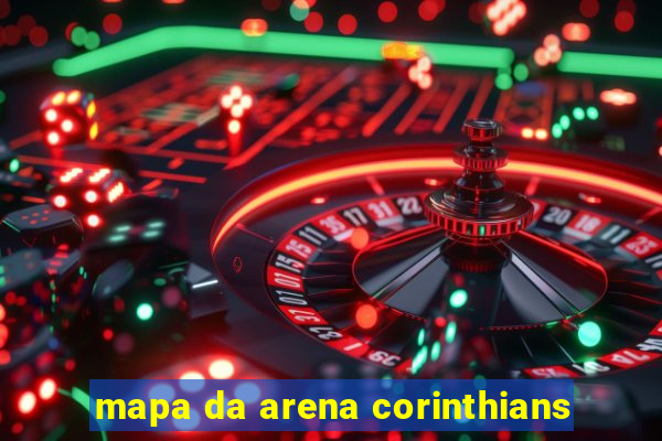 mapa da arena corinthians